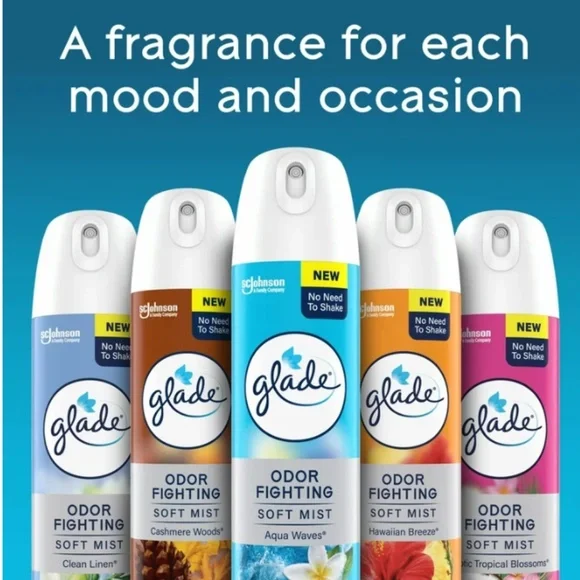 4-Glade Odor Fighting Soft Mist Air Freshener Room Spray - Picture 12 of 15